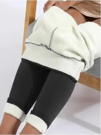 Fleece-Lined High-Waisted Leggings