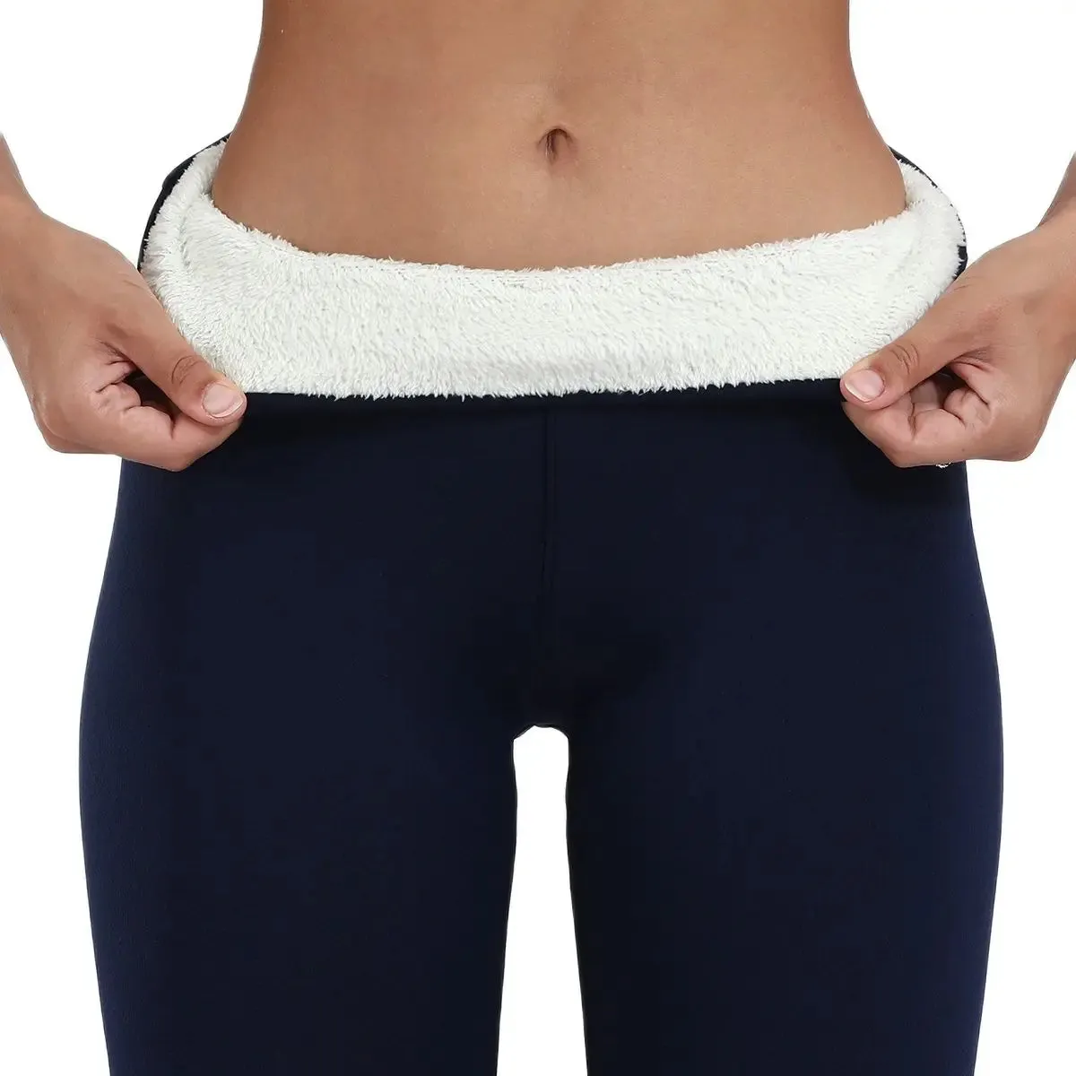 Fleece-Lined High-Waisted Leggings