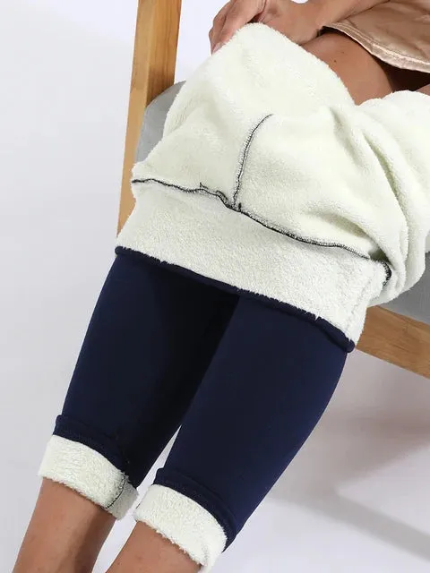 Fleece-Lined High-Waisted Leggings