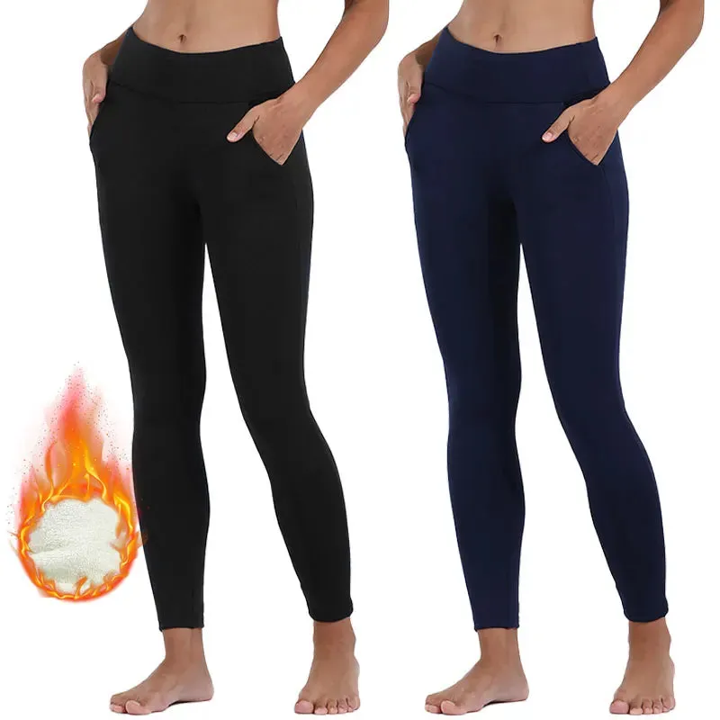 Fleece-Lined High-Waisted Leggings