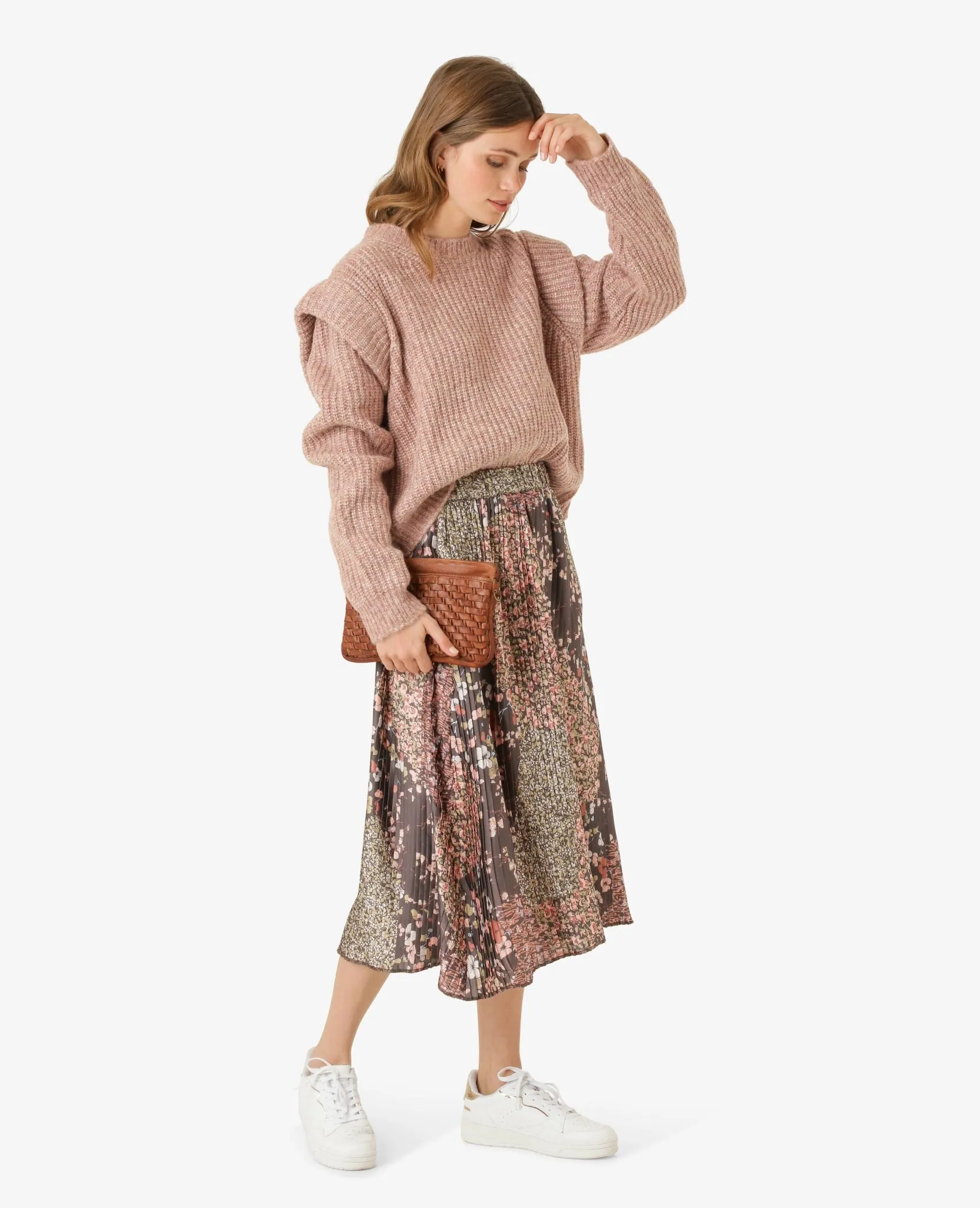 FLEURUM PLEATED SKIRT