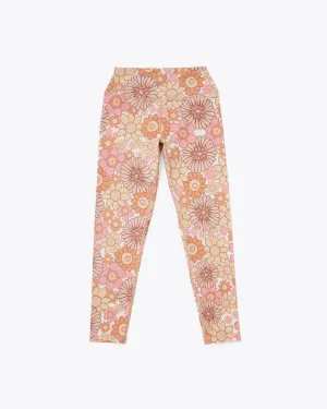 Flower Power Coral Kavala Legging