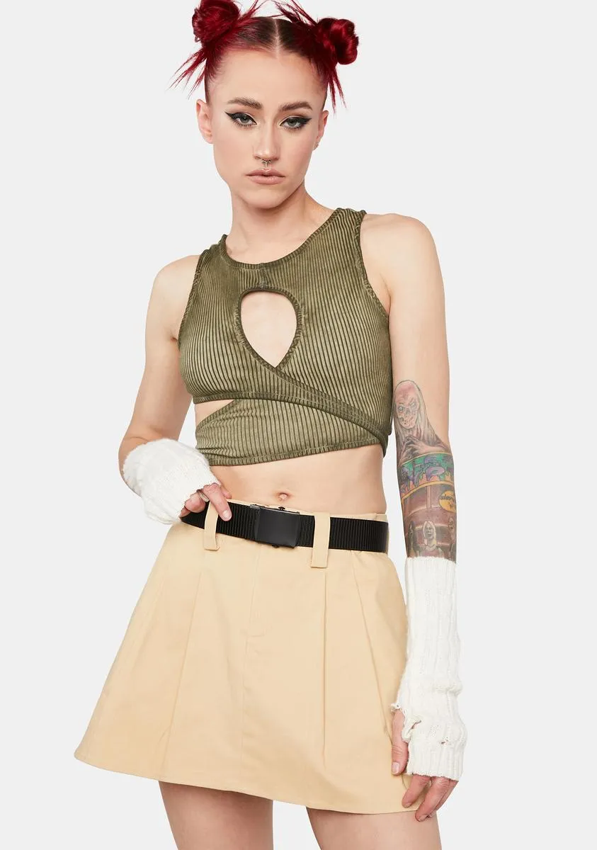 Follow The Rules Mini Skirt
