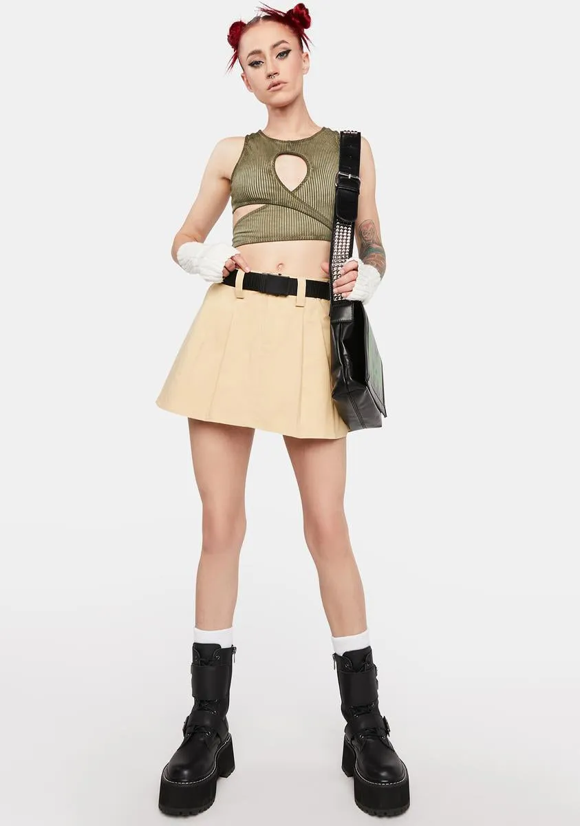 Follow The Rules Mini Skirt