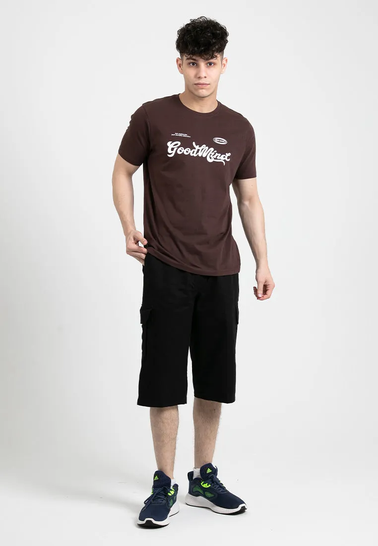 Forest 100% Cotton Twill 27"/28" Cargo Pants Men Shorts Casual 3 Quarter Short Pants Men | Seluar Pendek Lelaki - 65796