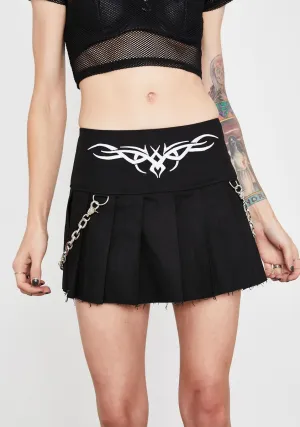 Freak Number Pleated Skirt
