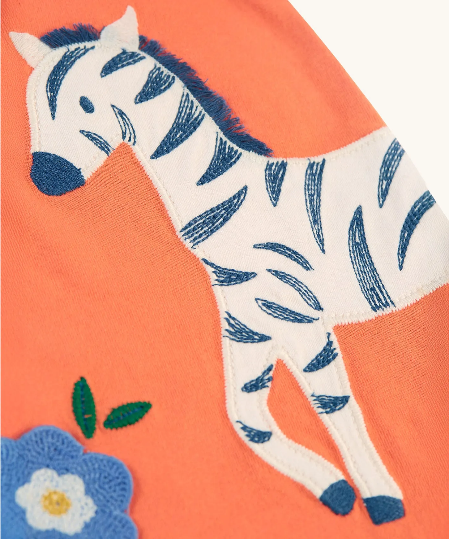 Frugi Opal Outfit - Cantaloupe/Rainforest Friends
