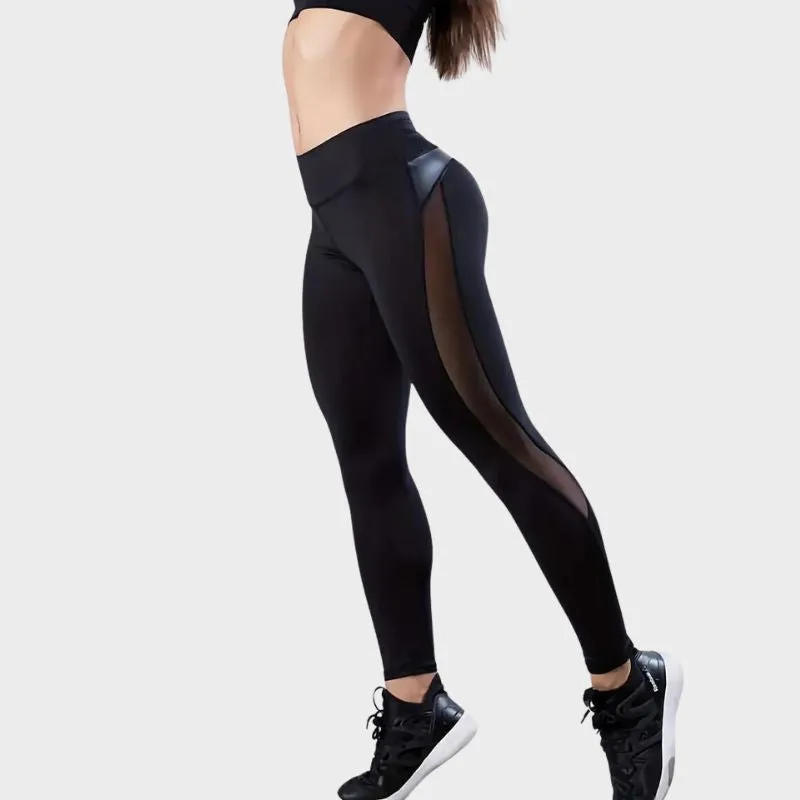 GAIA - Yoga Leggings i mesh för kvinnor