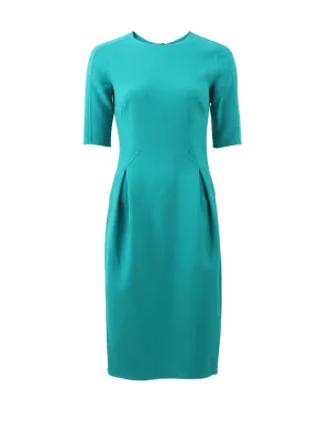 Geometric Pleated Dress