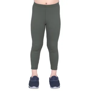 Girls Dark Military Ankle Length Legging