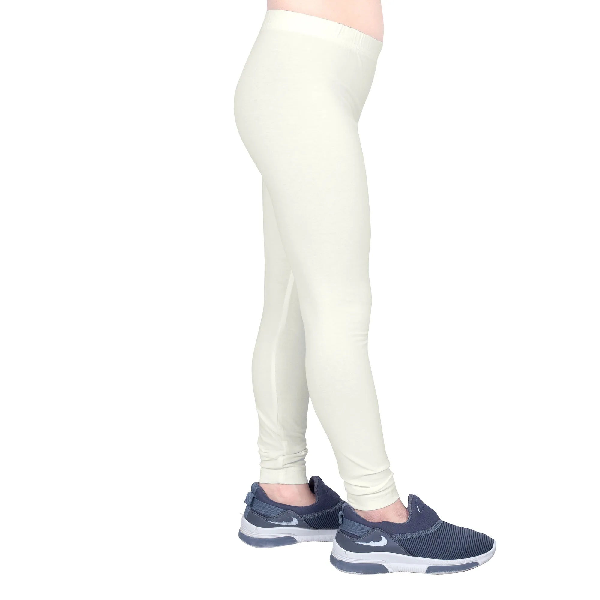 Girls Ecru Regular Legging