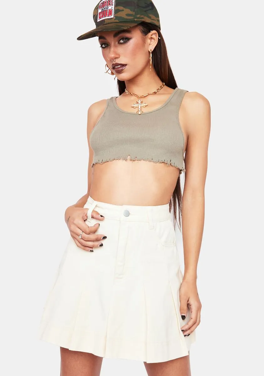 Goal Seeker Denim Skirt