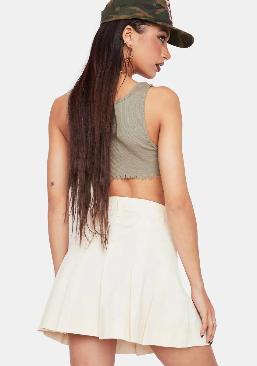 Goal Seeker Denim Skirt