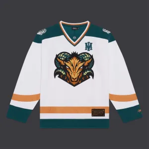 Goat Hockey Crewneck White