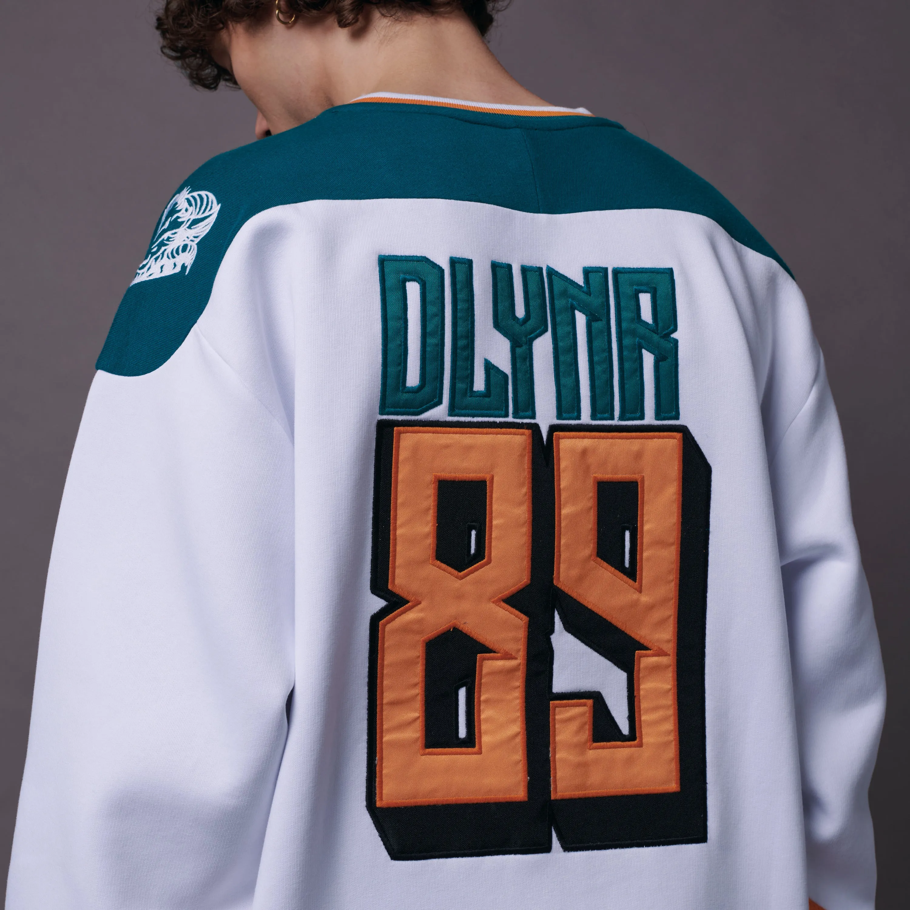 Goat Hockey Crewneck White