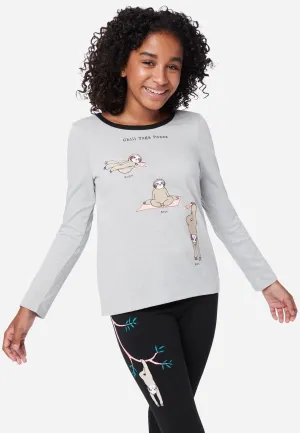 Graphic Scoop-Neck Tee