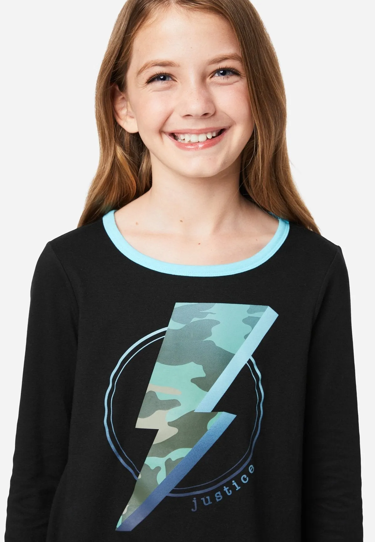 Graphic Scoop-Neck Tee