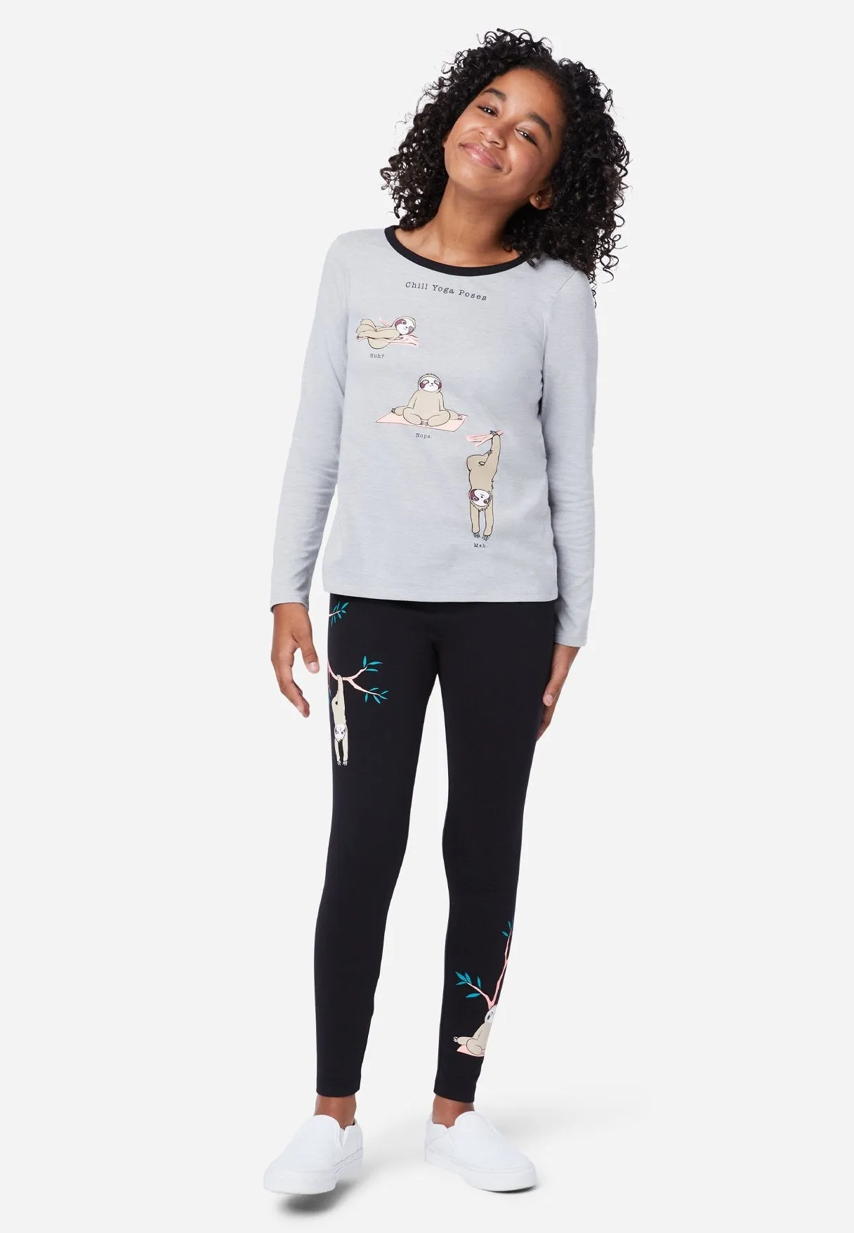 Graphic Scoop-Neck Tee