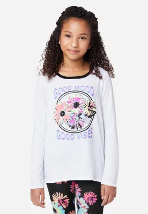 Graphic Scoop-Neck Tee
