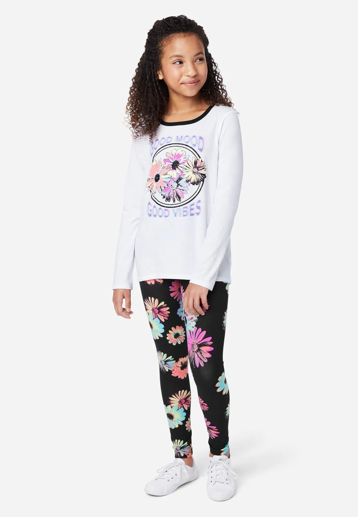 Graphic Scoop-Neck Tee