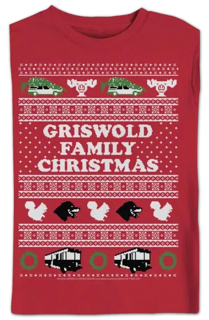 Griswold Faux Ugly Sweater Christmas Vacation Sweatshirt