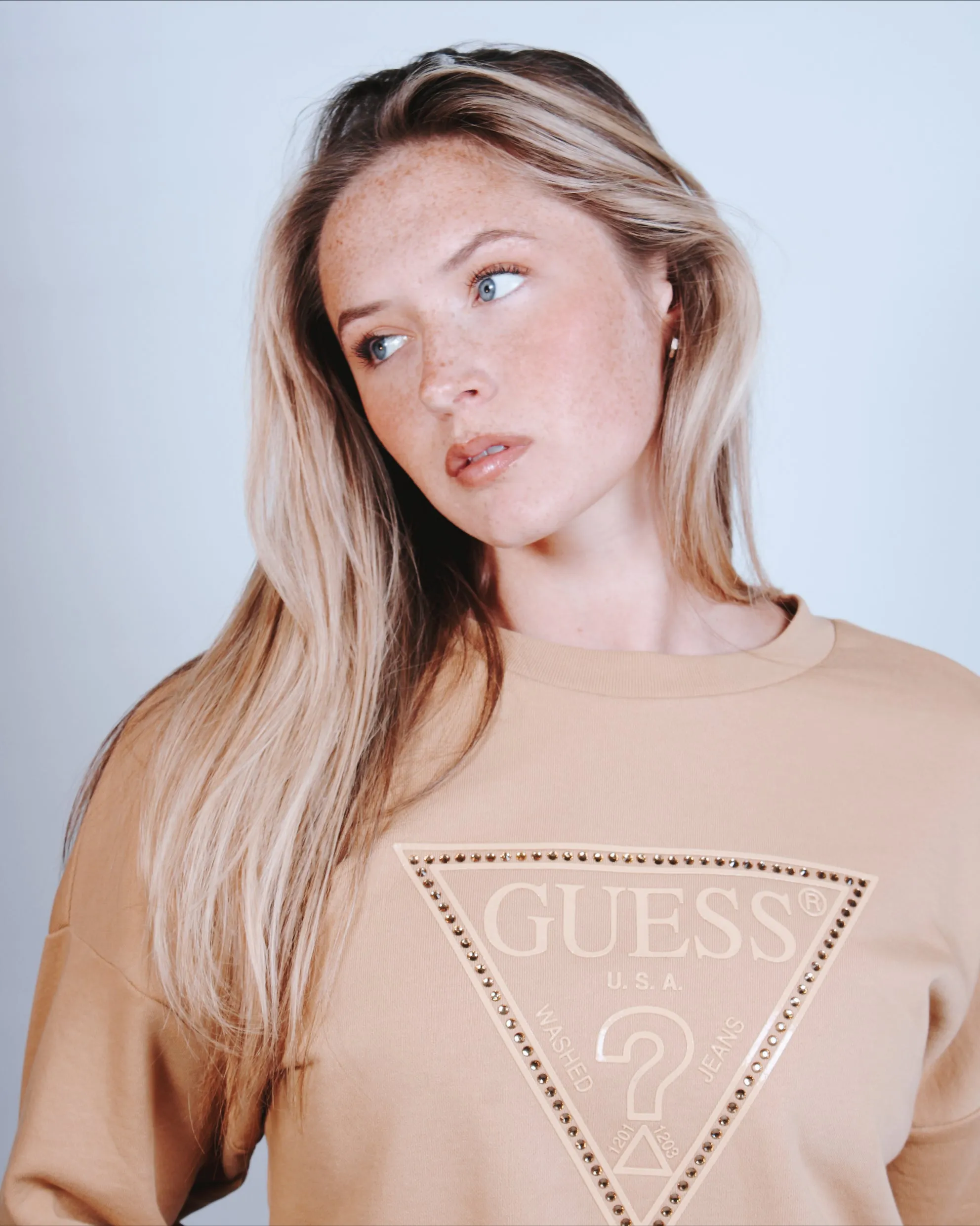 Guess Rosatea Crop Sweatshirt