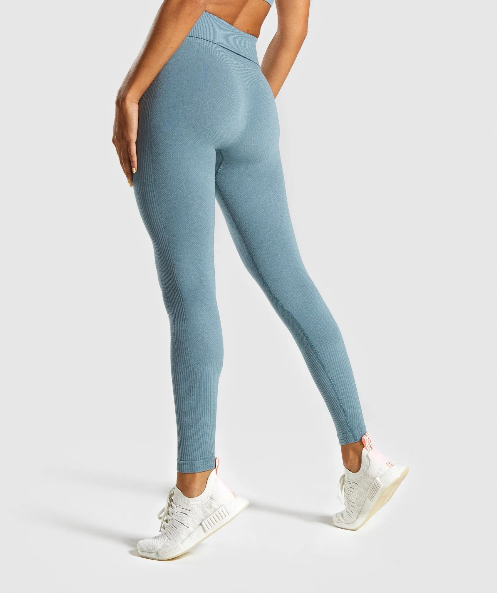 Gymshark Power Down Leggings - Turquoise
