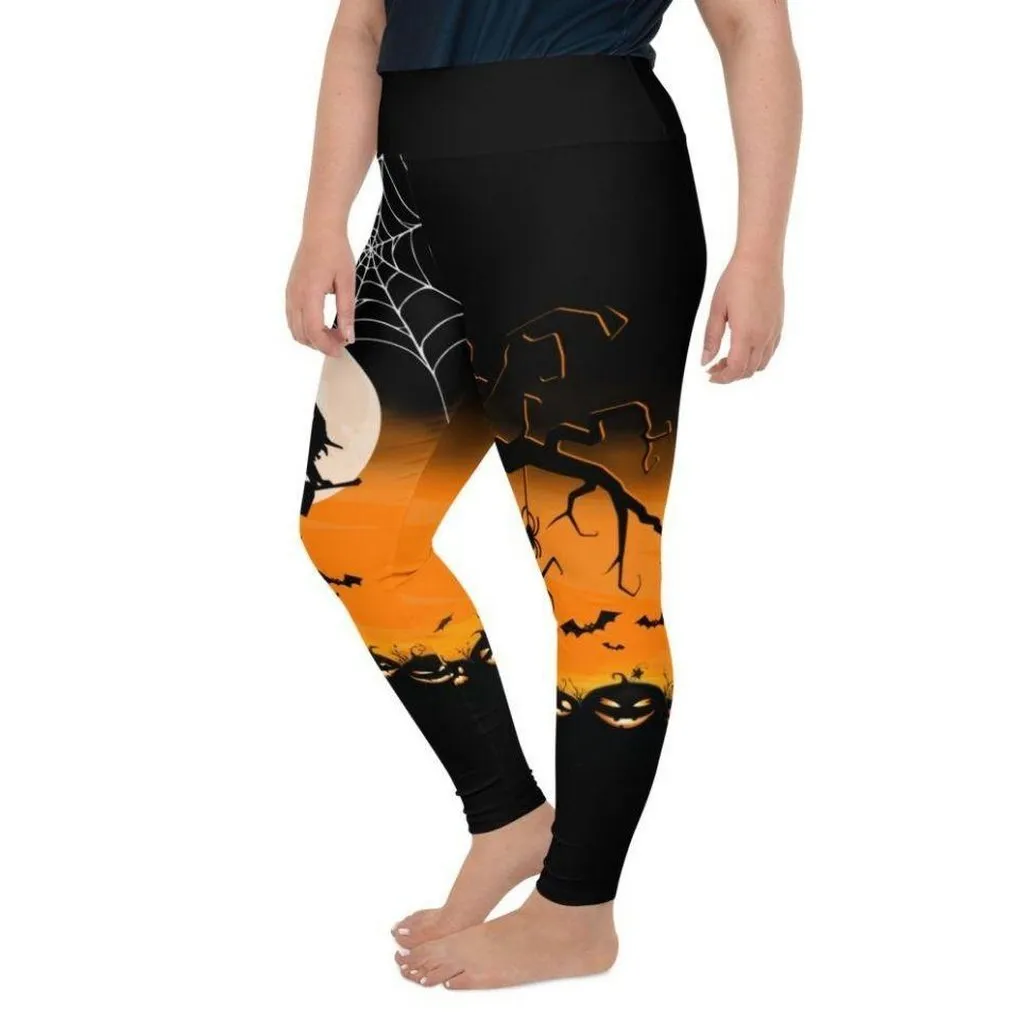 Halloween Night Plus Size Leggings