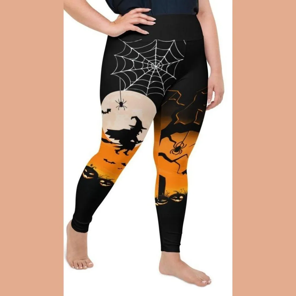 Halloween Night Plus Size Leggings