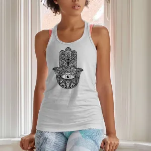 Hamsa hand yoga tank for ladies fashions