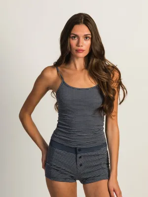 HARLOW BRIAR STRIPED TANK - INDIGO