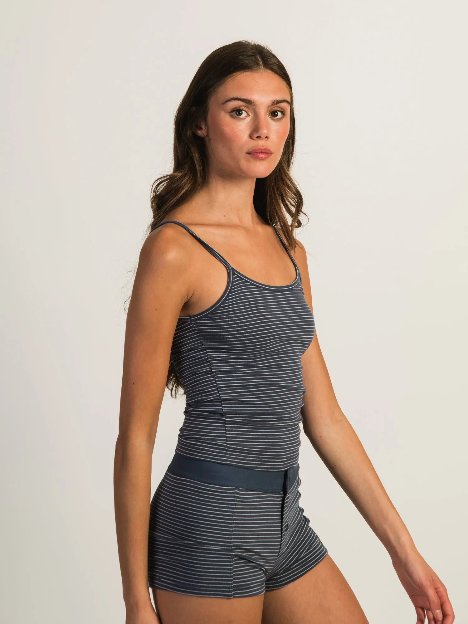 HARLOW BRIAR STRIPED TANK - INDIGO