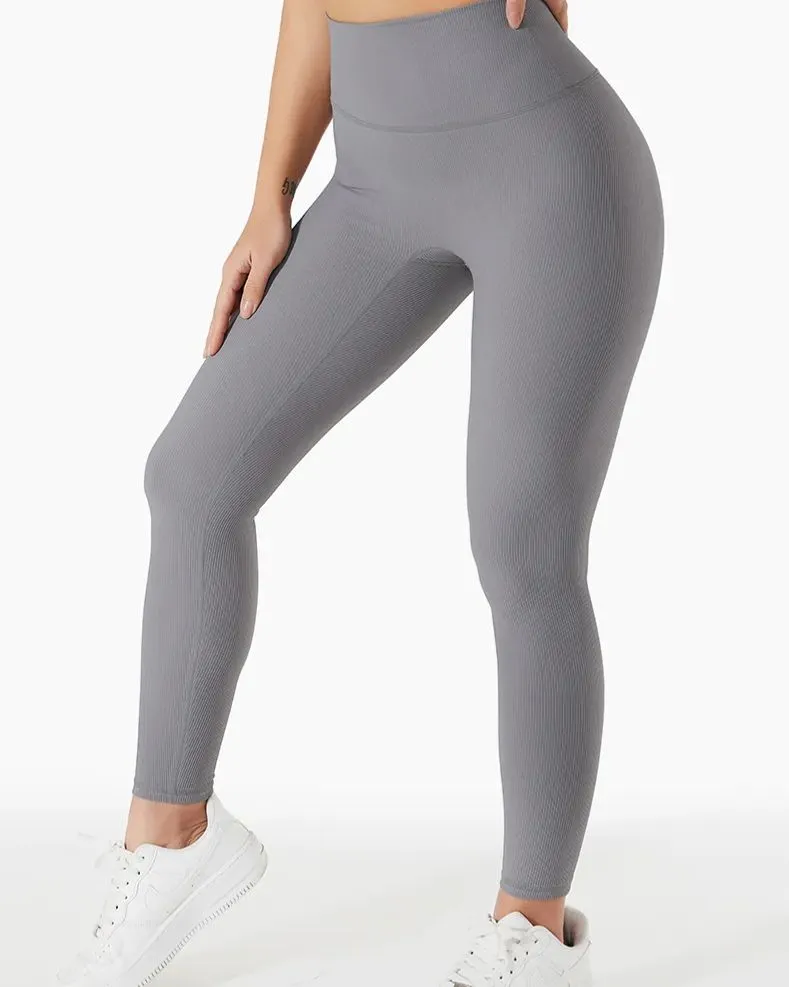 Hip Raise High Waist Abdominal Peach Pants Elastic Yoga Pants