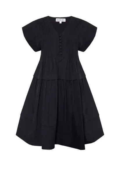 Hunter Bell Parker Dress in Onyx