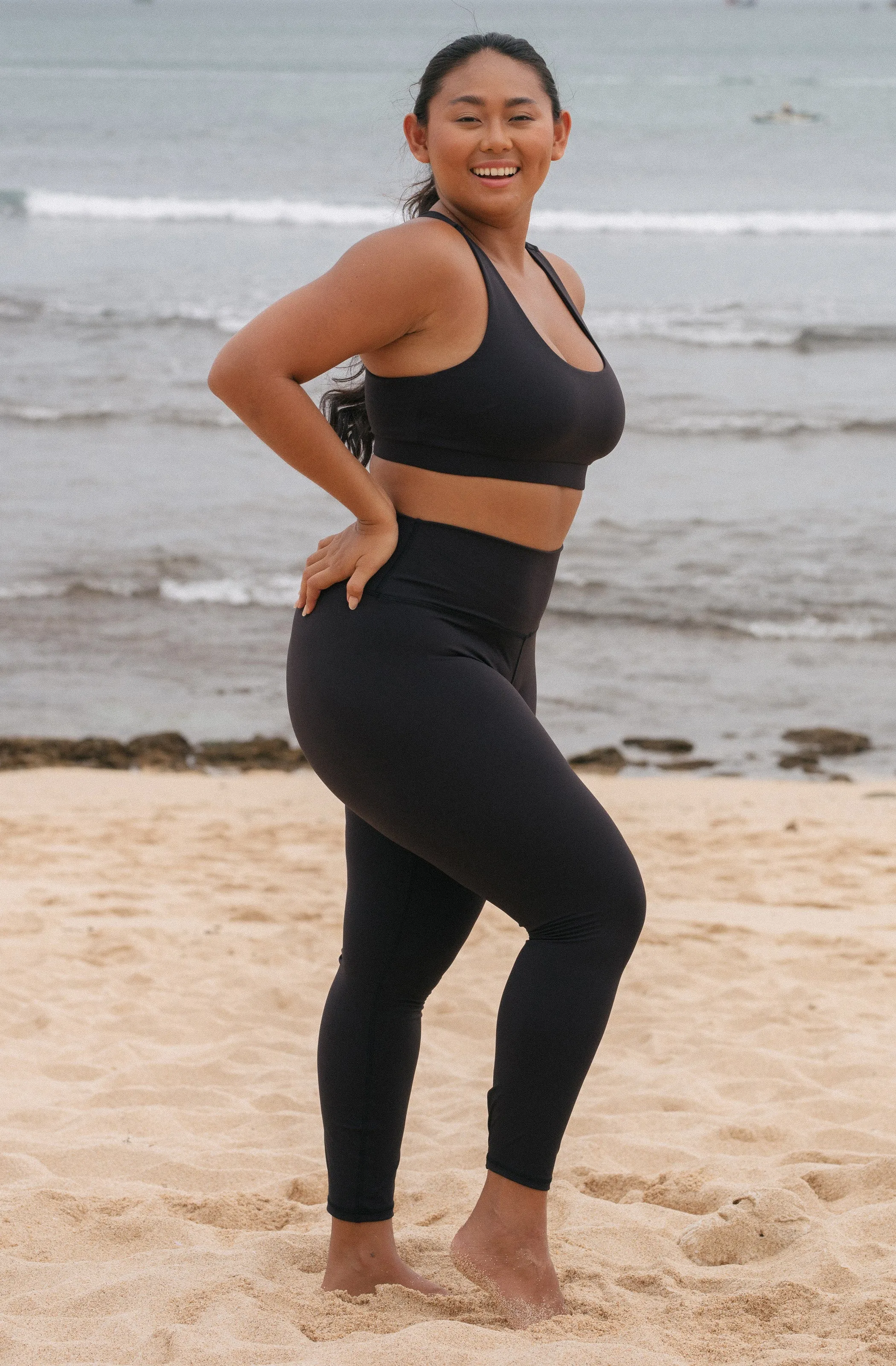 Hustle 7/8 Leggings Black