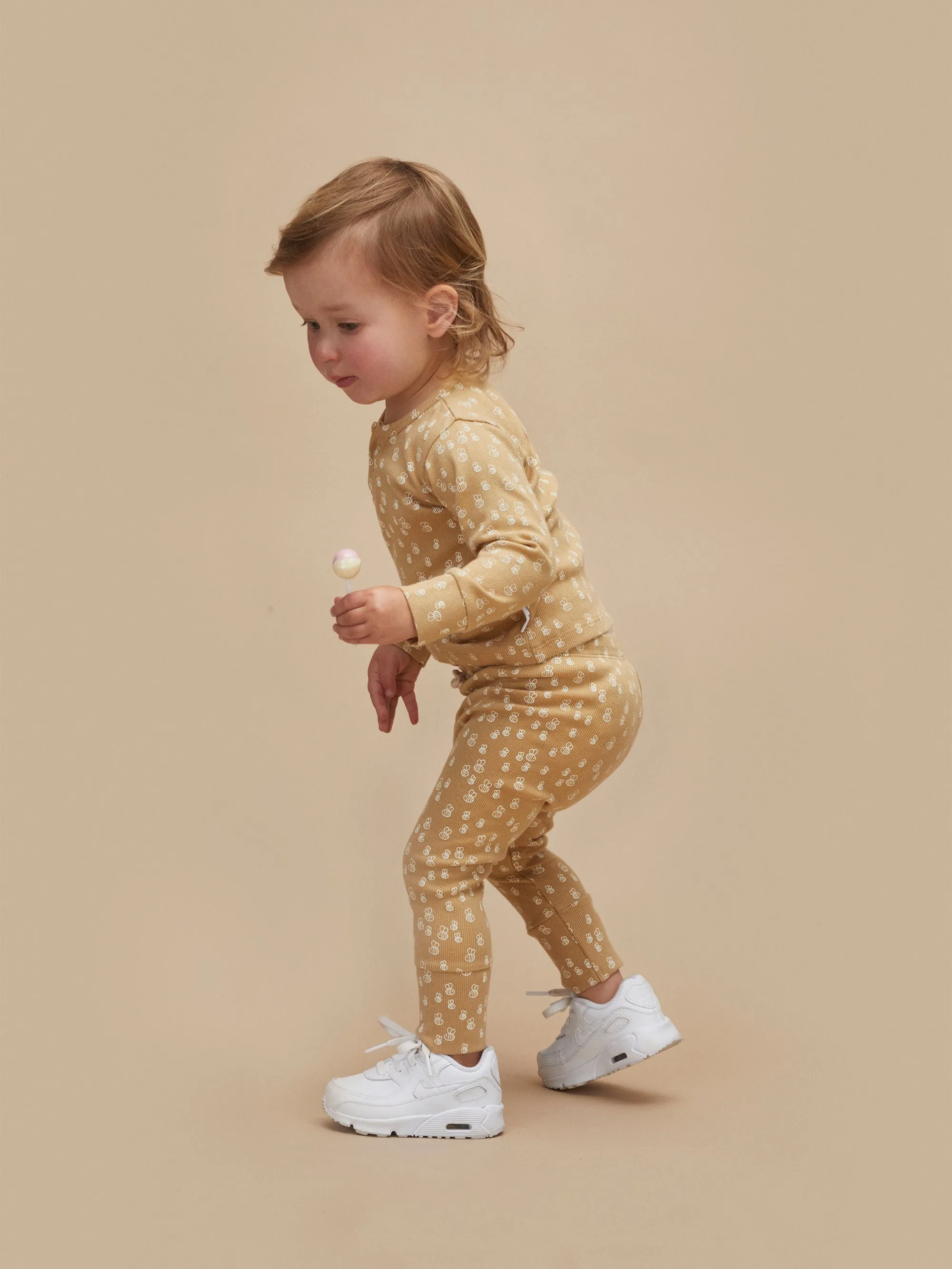 Huxbaby Honey Bee Rib Legging