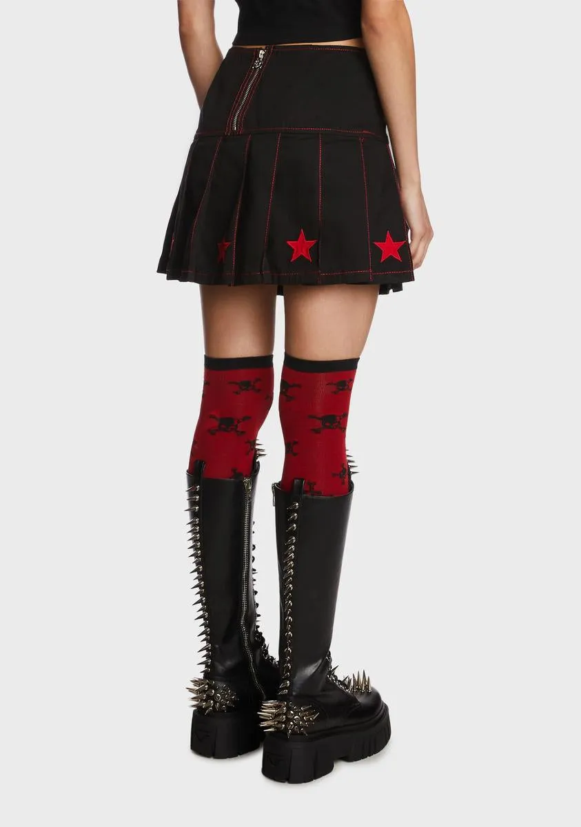 I Am A Star Pleated Skirt