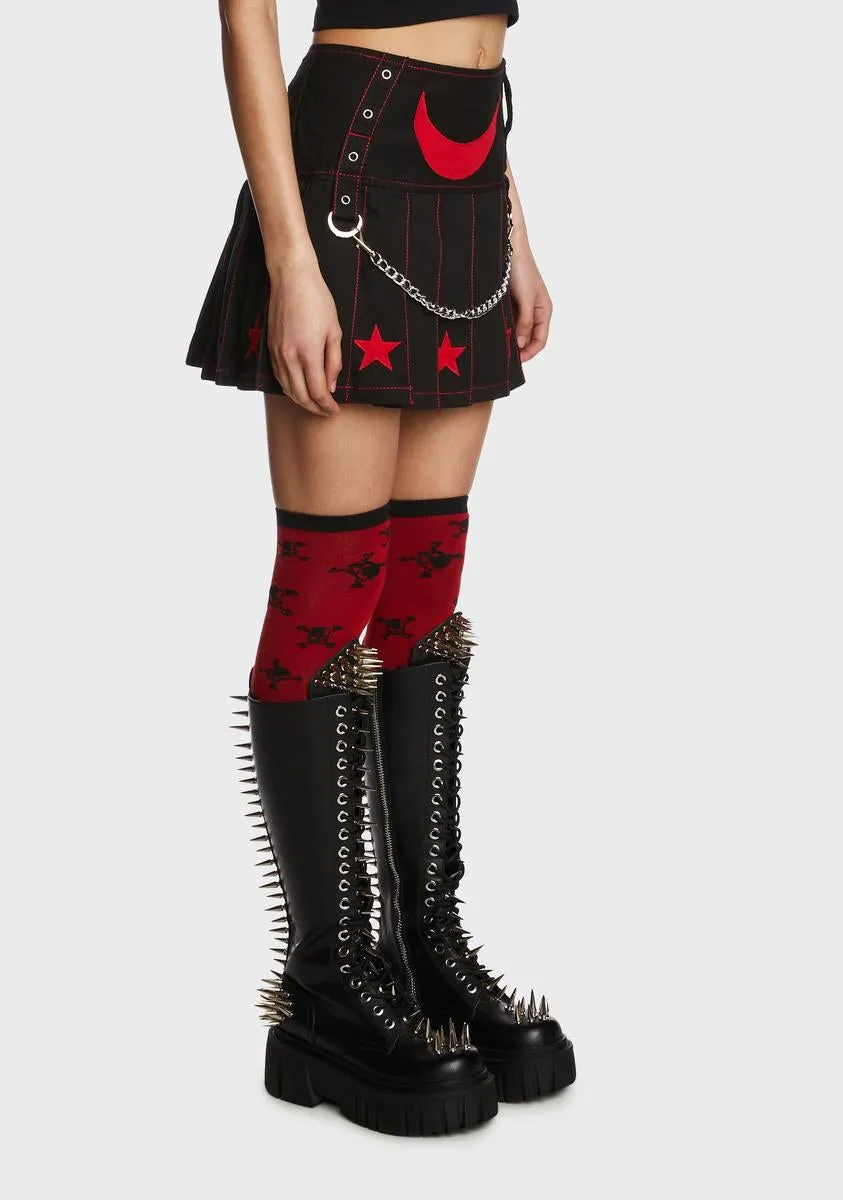 I Am A Star Pleated Skirt