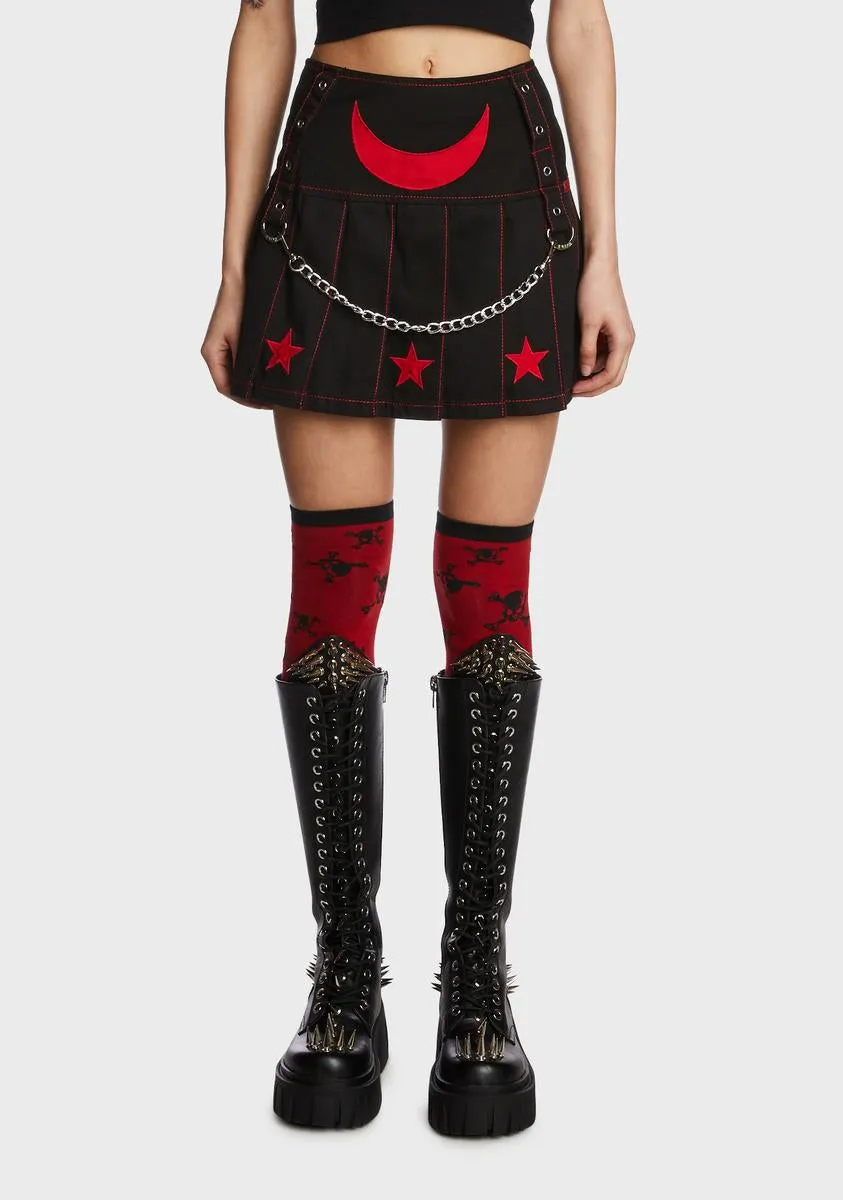 I Am A Star Pleated Skirt