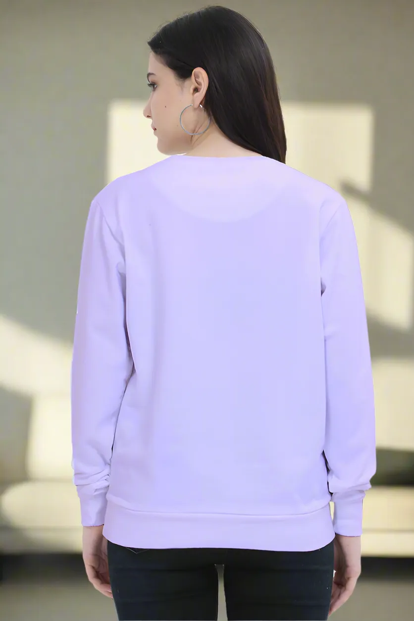 'I'm Possible' Lavander Sweatshirt for Women