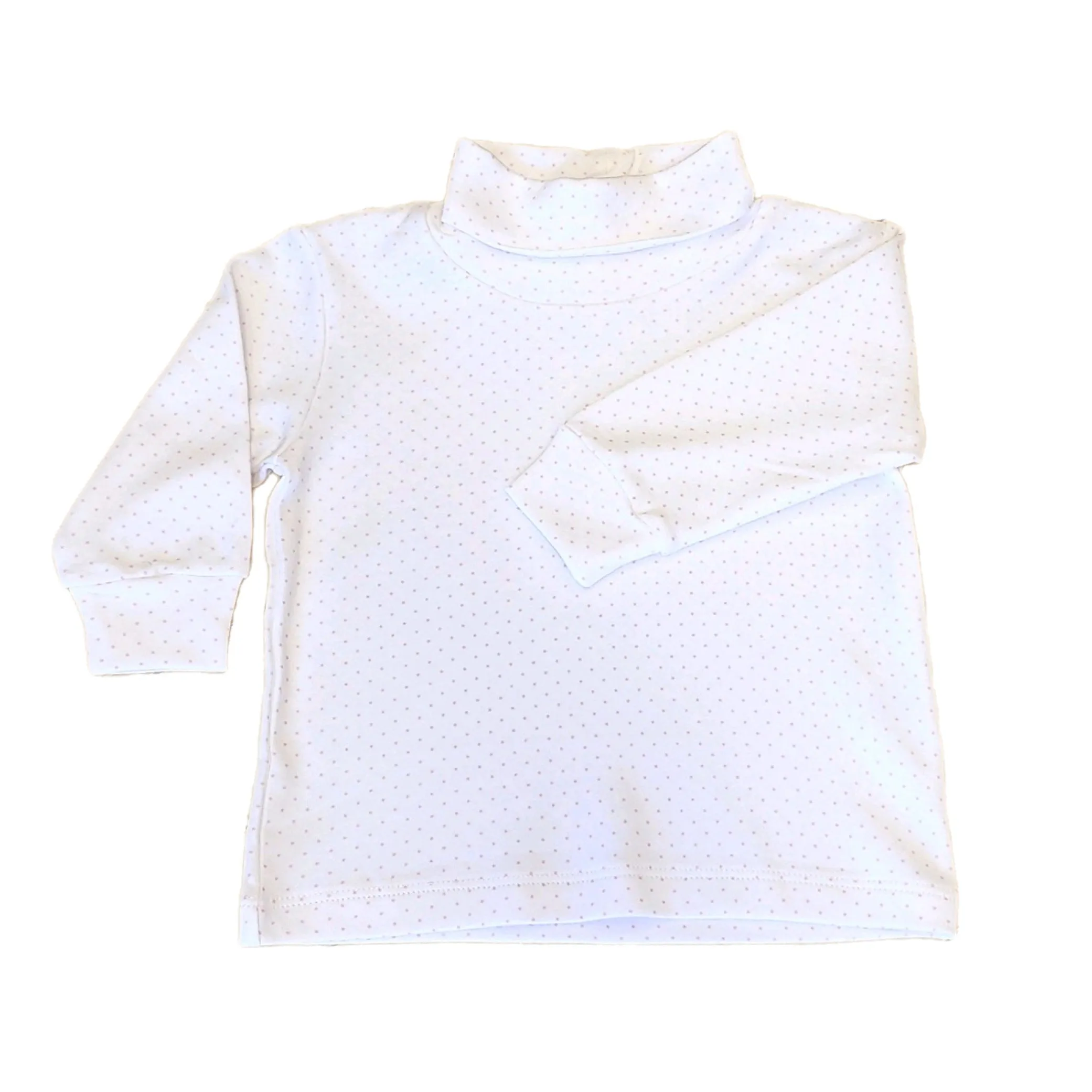 Interlock Turtleneck Baby Pink Dot