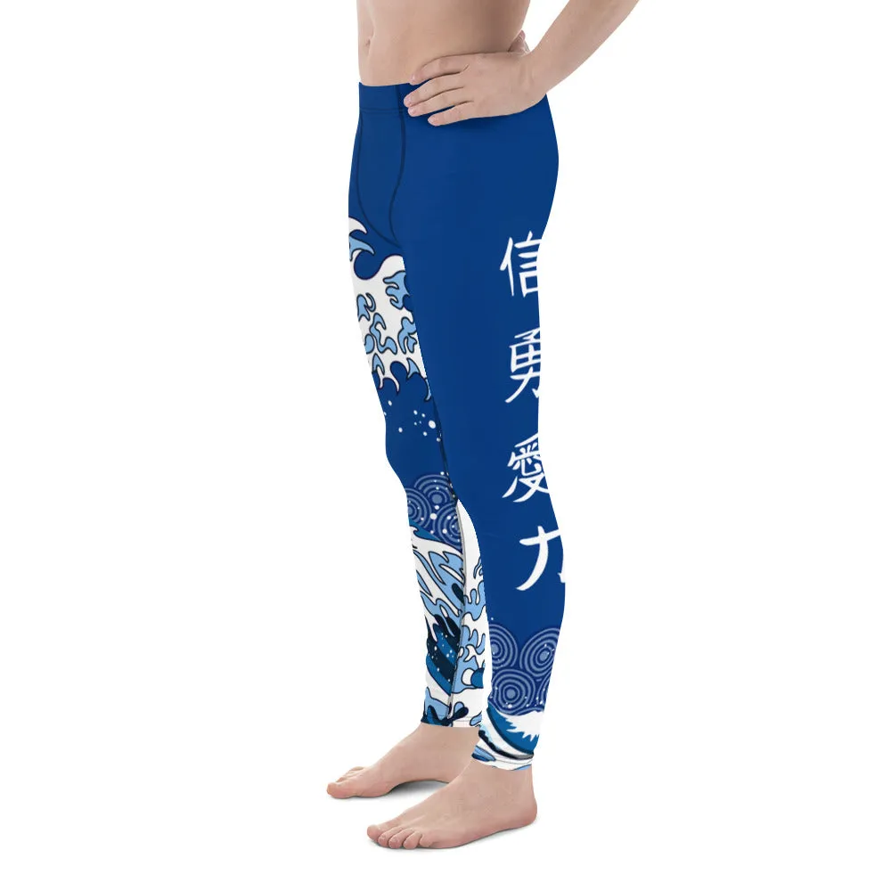 Japanese Raging Waves Men's Leggings