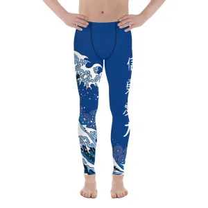 Japanese Raging Waves Men's Leggings