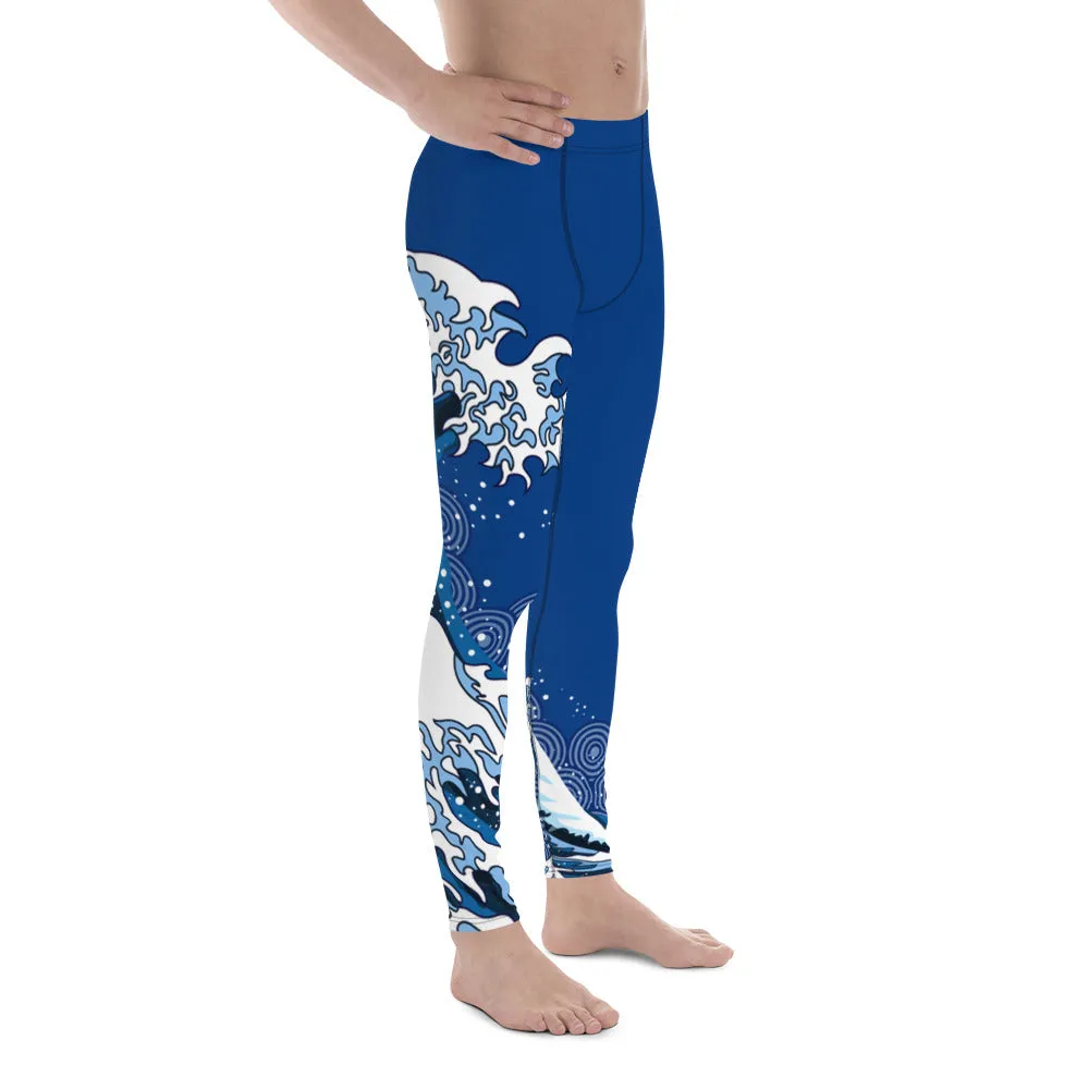 Japanese Raging Waves Men's Leggings