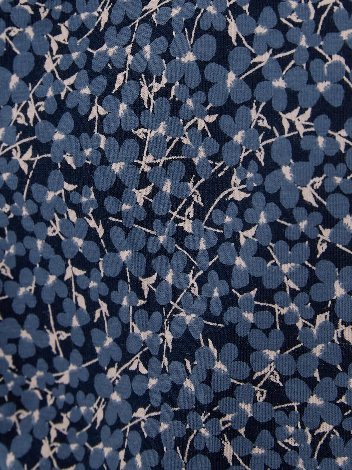 Jersey Leggings w. Ditsy Print - Little - Blue