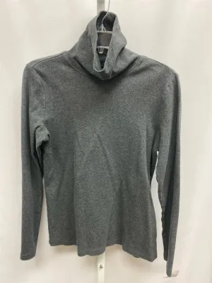 Karen Scott Size Medium Charcoal Long Sleeve Top