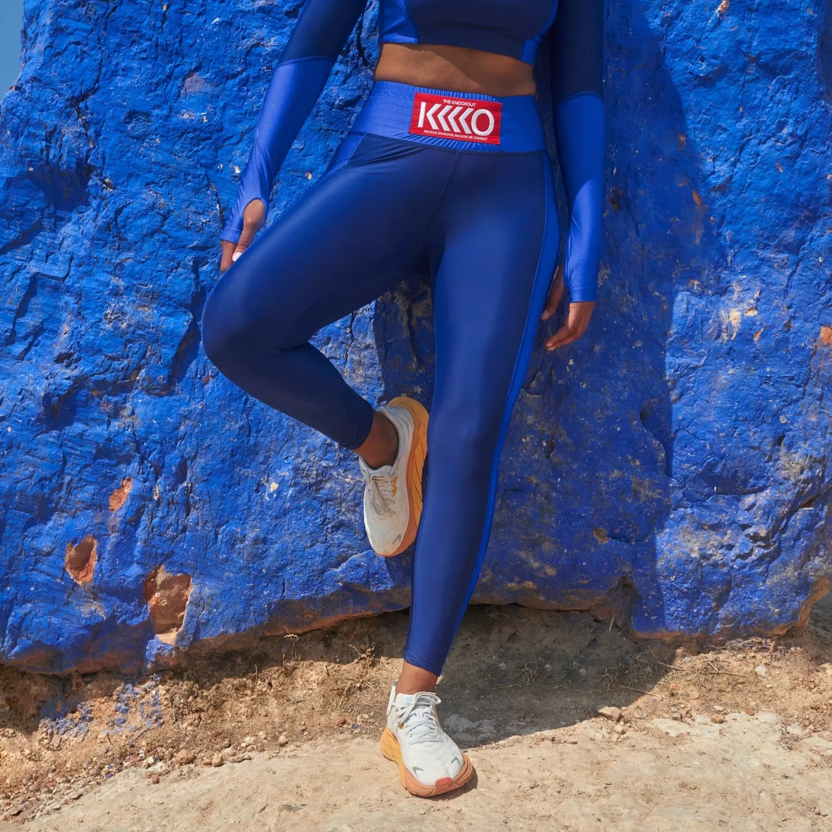 Kick-in Leggings in Blue