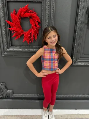 Kid's Red Leggings – Perfect for Valentine's Day & Mommy and Me Moments
