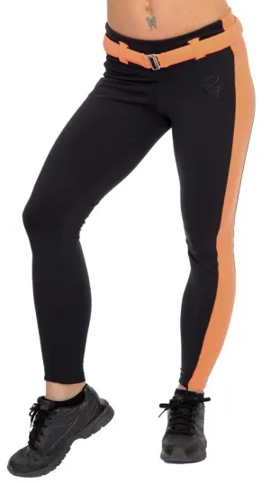 Last Chance!  Equilibrium Activewear Belted Side Stripe Legging L723
