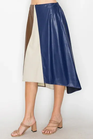 Leah Colorblock Skirt
